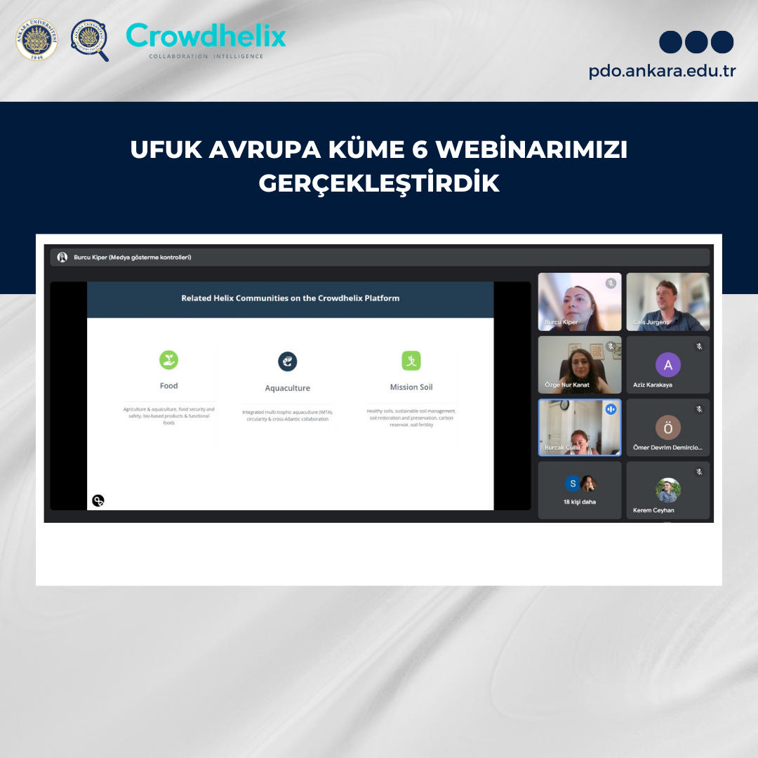 Ufuk Avrupa Küme 6 Webinarımızı Gerçekleştirdik!