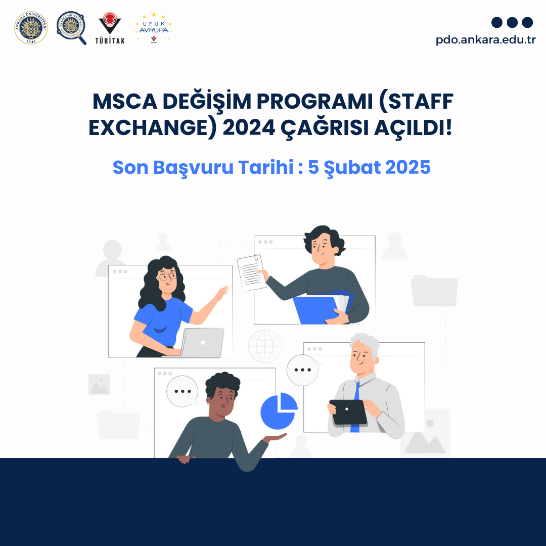 MSCA Değişim Programı (Staff Exchange) 2024 Çağrısı Açıldı!