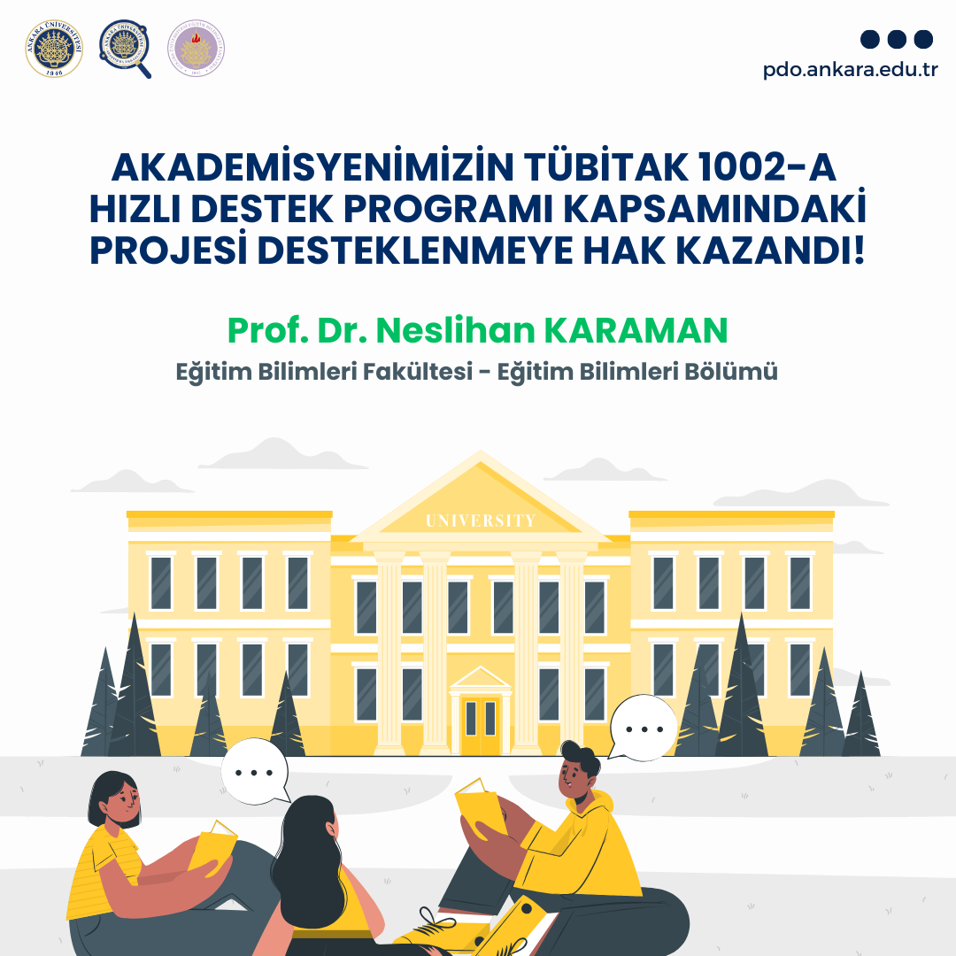 AKADEMİSYENİMİZİN TÜBİTAK 1002-A  HIZLI DESTEK PROGRAMI KAPSAMINDAKİ PROJESİ DESTEKLENMEYE HAK KAZANDI!