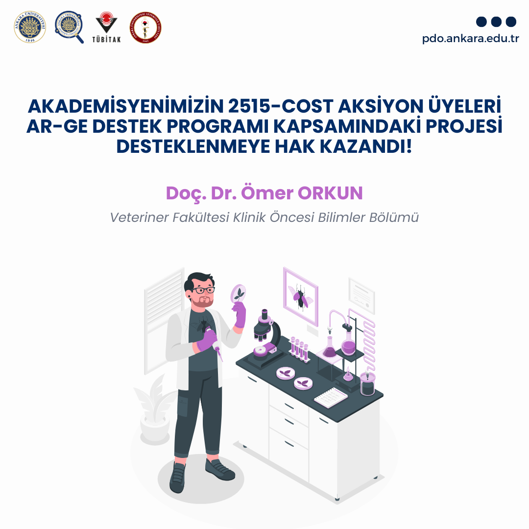 Akademisyenimizin 2515-COST Aksiyon Üyeleri Ar-Ge Destek Programı Kapsamındaki Projesi Desteklenmeye Hak Kazandı!