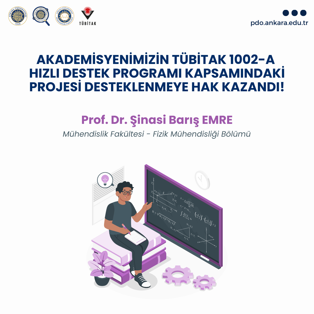 Akademisyenimizin Tübitak 1002-A Hızlı Destek Programı Kapsamındaki Projesi Desteklenmeye Hak Kazandı!