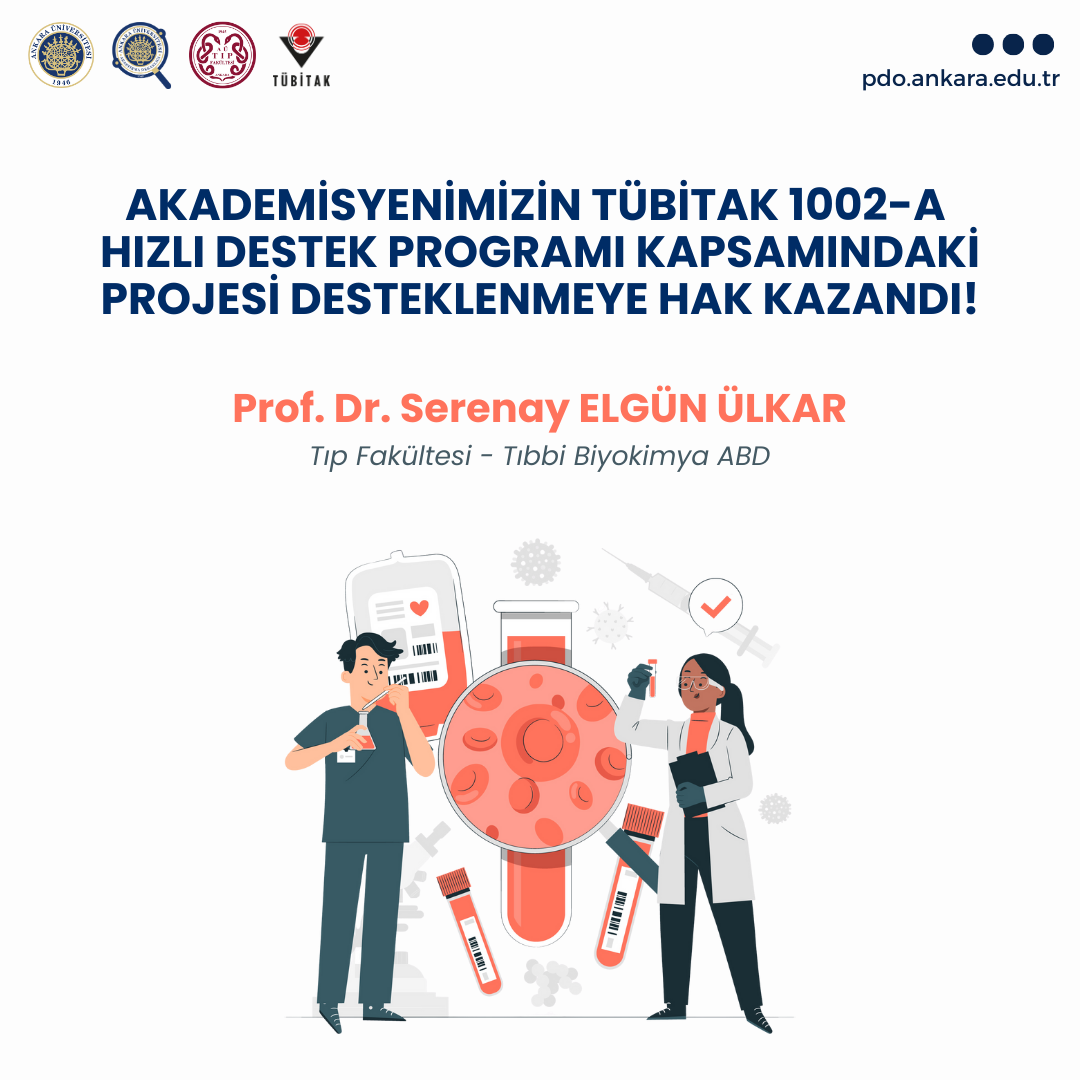 Akademisyenimizin Tübitak 1002-A Hızlı Destek Programı Kapsamındaki Projesi Desteklenmeye Hak Kazandı!