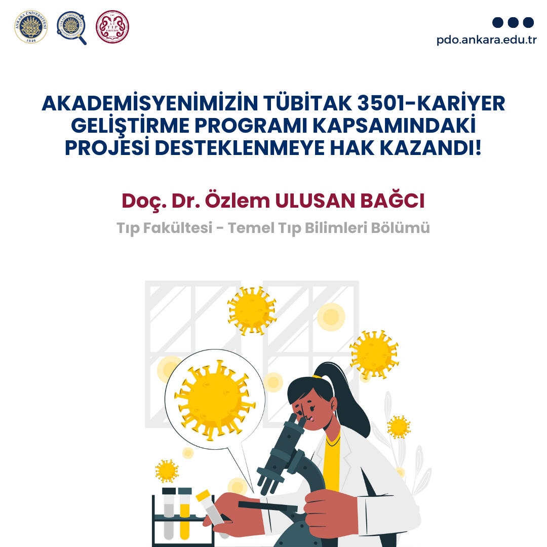 Akademisyenimizin TÜBİTAK 3501-Kariyer Geliştirme Programı Kapsamındaki Projesi Desteklenmeye Hak Kazandı!