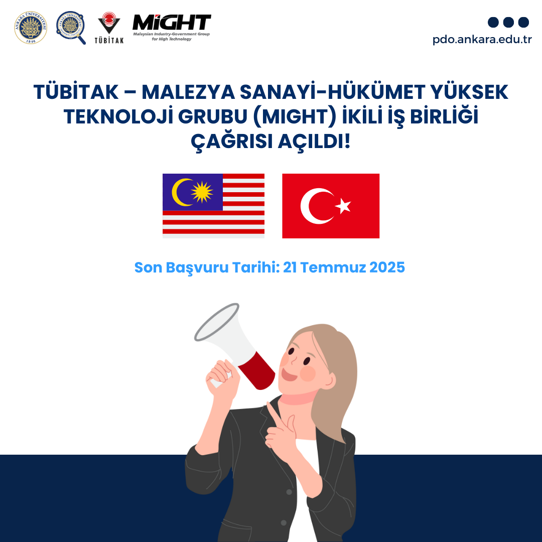 TÜBİTAK - MALEZYA Sanayi-Hükümet Yüksek Teknoloji Grubu (Might) İkili İş Birliği Çağrısı Açıldı!