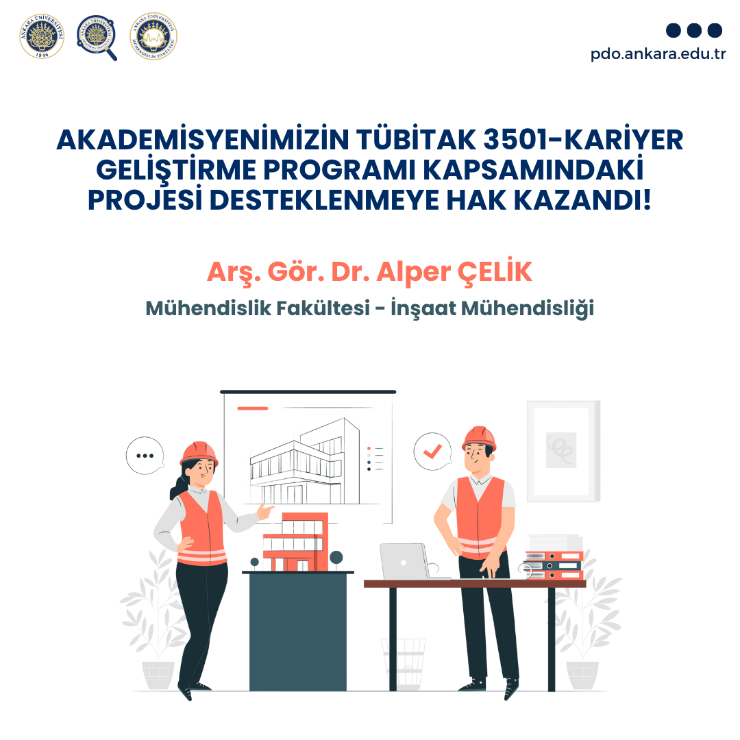Akademisyenimizin TÜBİTAK 3501-Kariyer Geliştirme Programı Kapsamındaki Projesi Desteklenmeye Hak Kazandı!
