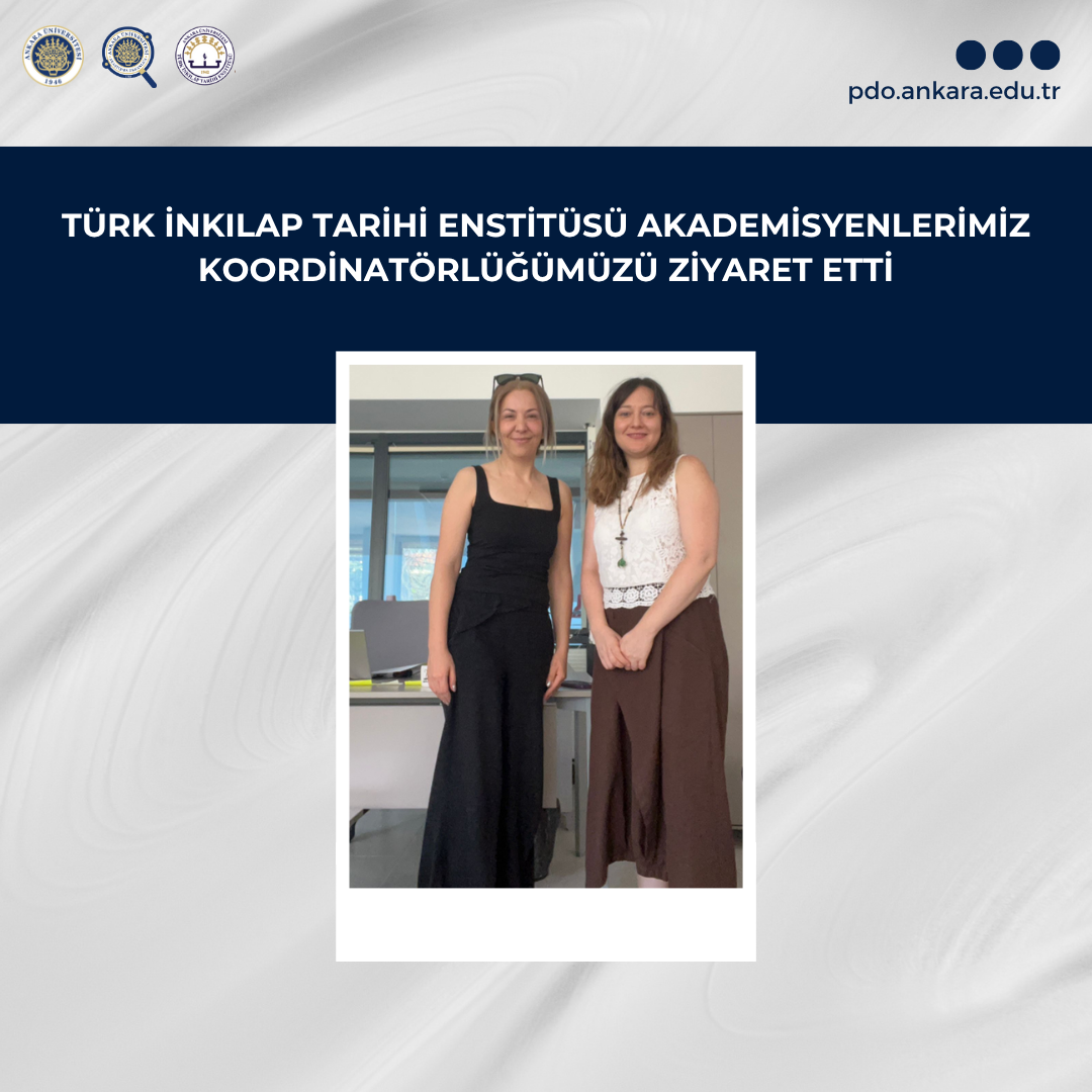 Türk İnkılap Enstitüsü Akademisyenimiz Koordinatörlüğümüzü Ziyaret Etti