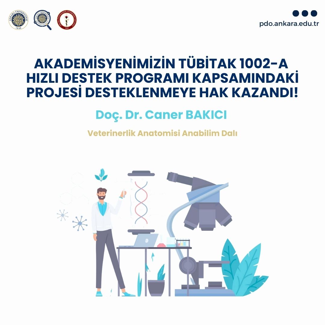 Akademisyenimizin TÜBİTAK 1002 - Hızlı Destek Projesi Desteklenmeye Hak Kazandı