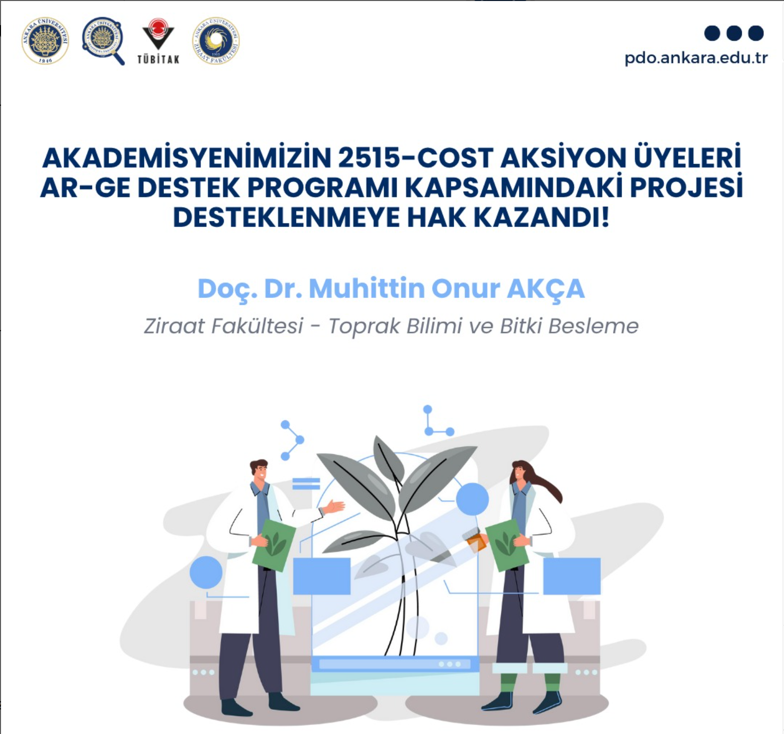 Akademisyenimizin CA2515 Kodlu COST Aksiyonu Projesi Desteklenmeye Hak Kazandı!