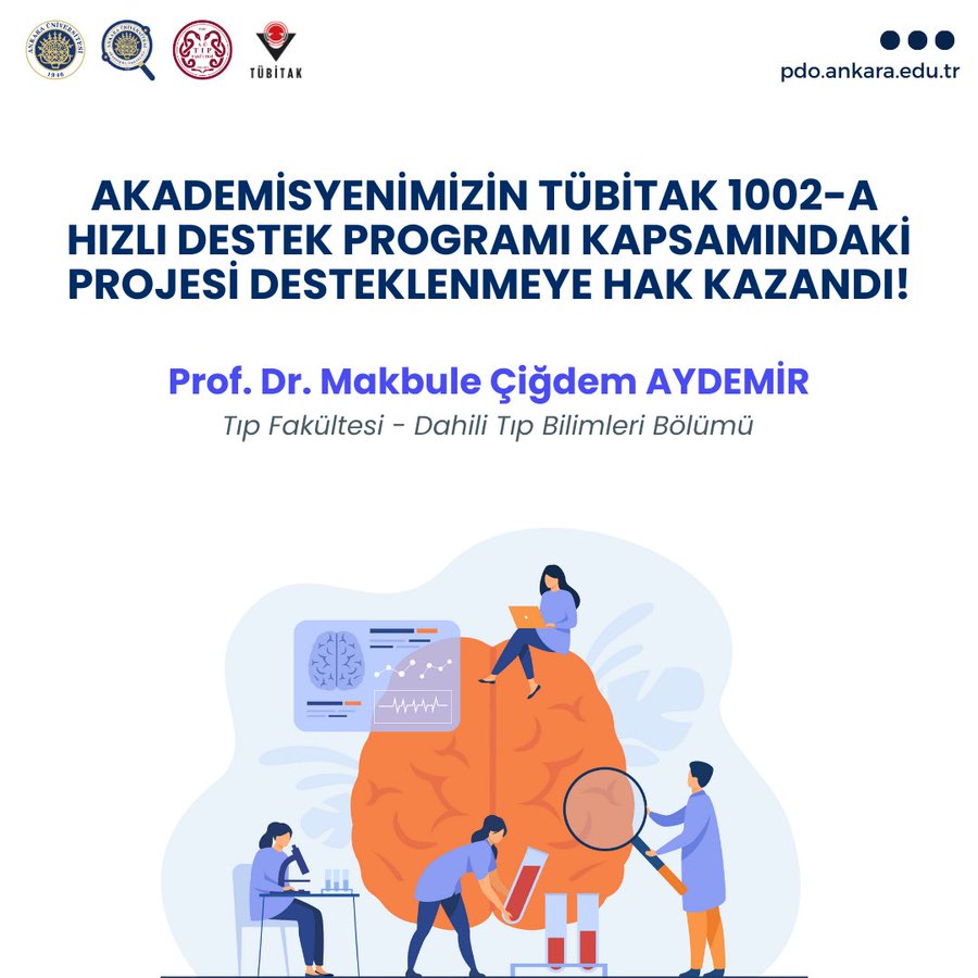 AKADEMİSYENİMİZİN TÜBİTAK 1002–A HIZLI DESTEK PROGRAMI KAPSAMINDAKİ PROJESİ DESTEKLENMEYE HAK KAZANDI!