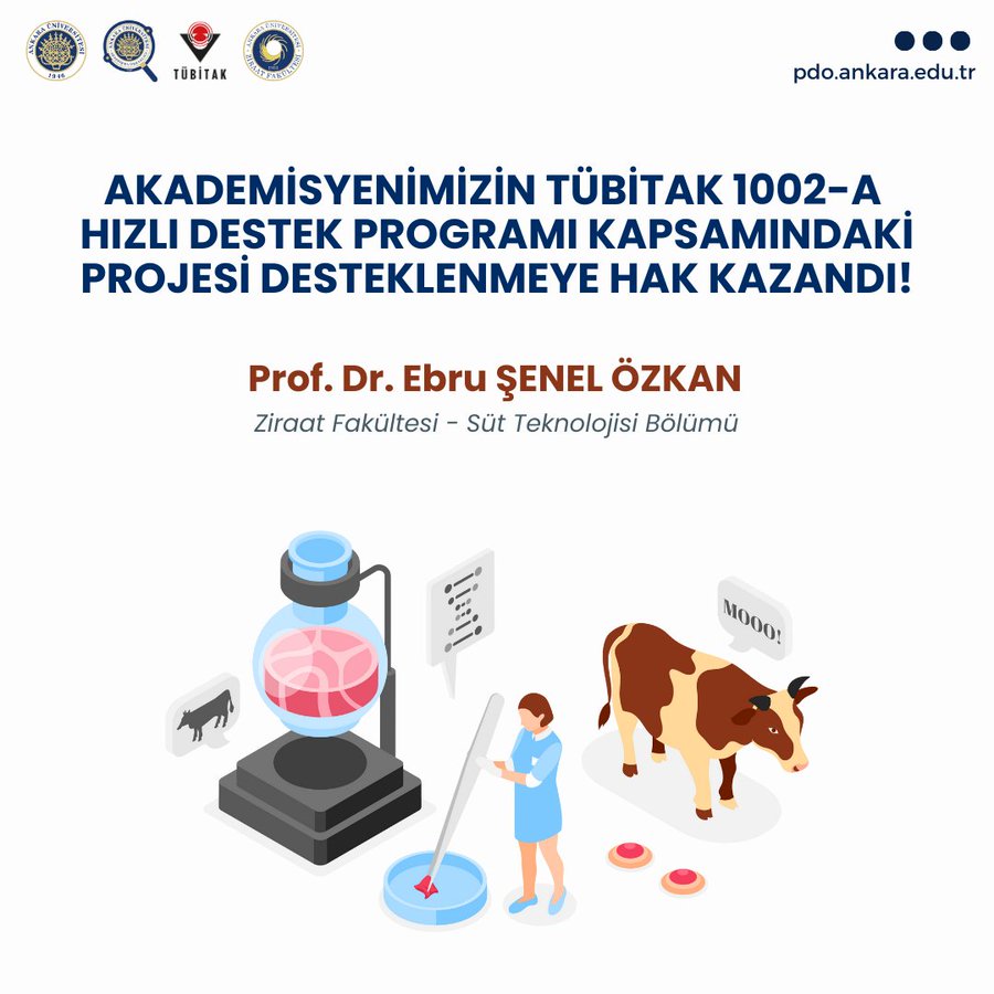 AKADEMİSYENİMİZİN TÜBİTAK 1002–A HIZLI DESTEK PROGRAMI KAPSAMINDAKİ PROJESİ DESTEKLENMEYE HAK KAZANDI!