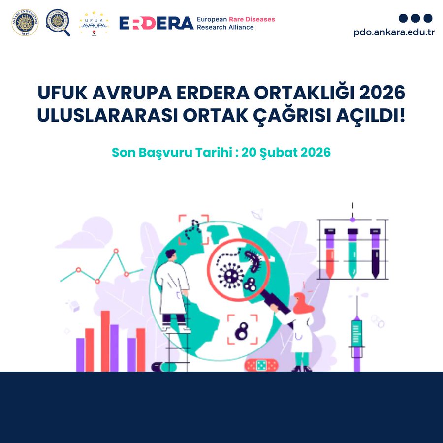 UFUK AVRUPA ERDERA ORTAKLIĞI 2026 ULUSLARARASI ORTAK ÇAĞRISI AÇILDI!