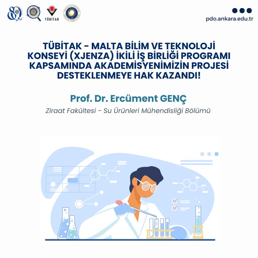 TÜBİTAK – MALTA BİLİM VE TEKNOLOJİ KONSEYİ (XJENZA) İKİLİ İŞ BİRLİĞİ PROGRAMI KAPSAMINDA AKADEMİSYENİMİZİN PROJESİ DESTEKLENMEYE HAK KAZANDI!