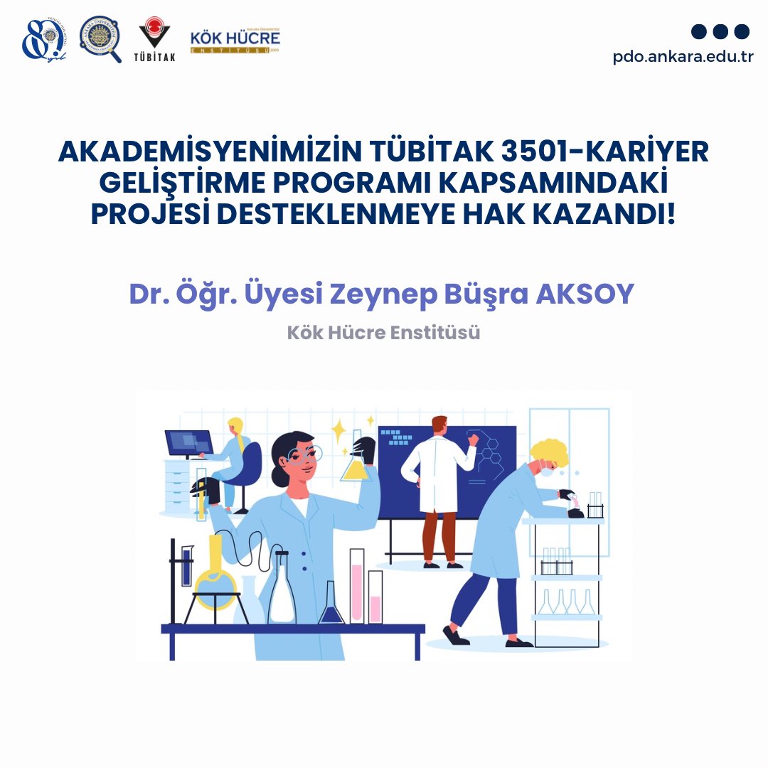 Kök Hücre Enstitümüzde Kariyer Yolculuğunda Önemli Bir Adım!!