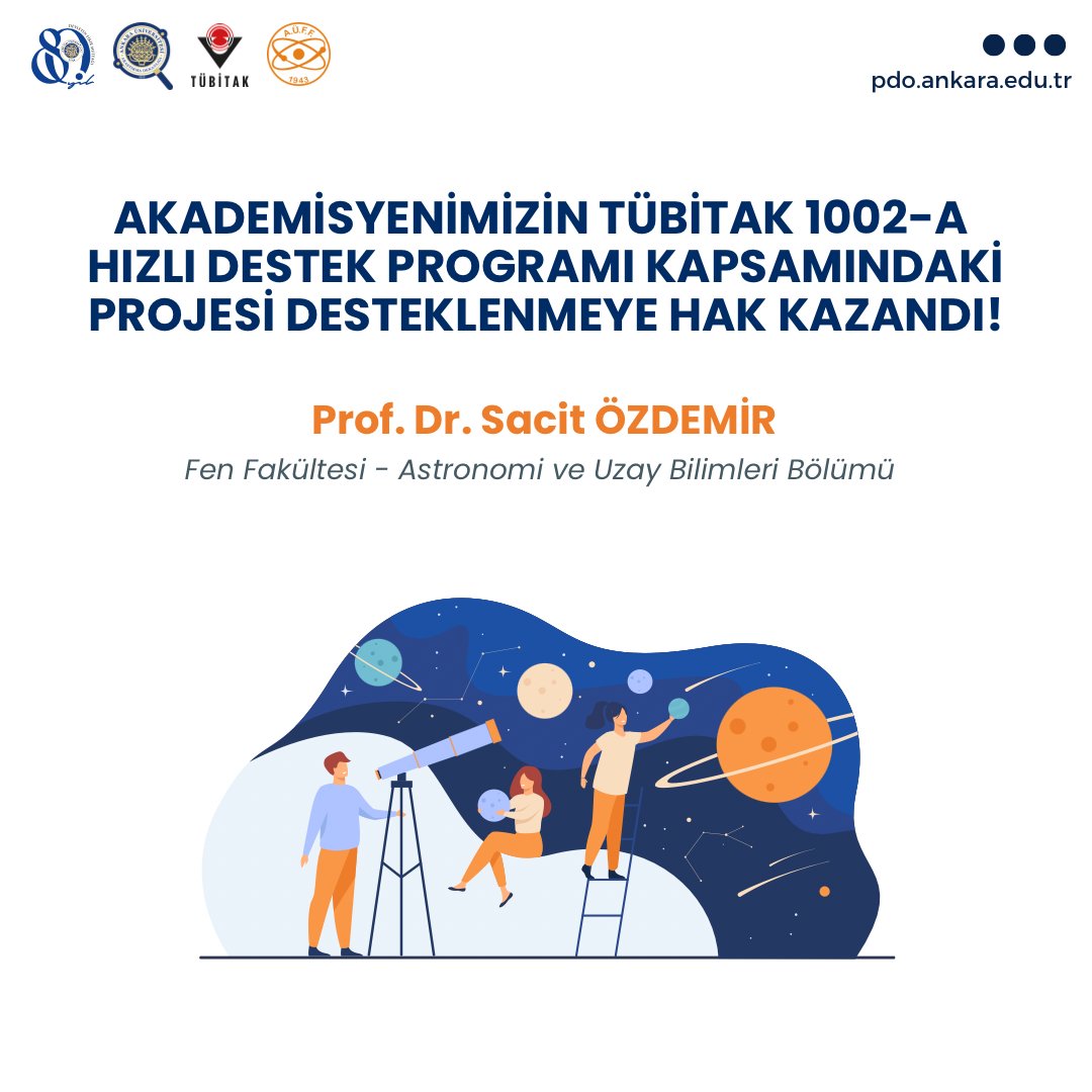 Bilimin Işığında Yıldızlara Doğru: TÜBİTAK 1002-A Desteği!!