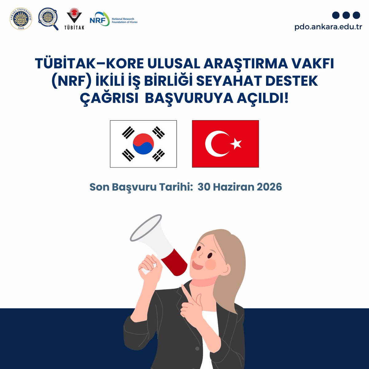 Güney Kore ile Bilimsel Hareketlilik Zamanı: Seyahat Desteği Çağrısı Açıldı!